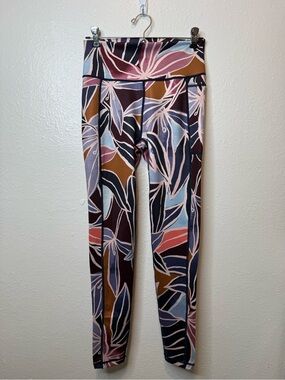 Sweaty Betty High Rise Super Sculpt Botanical Print Full Length Leggings Size M
